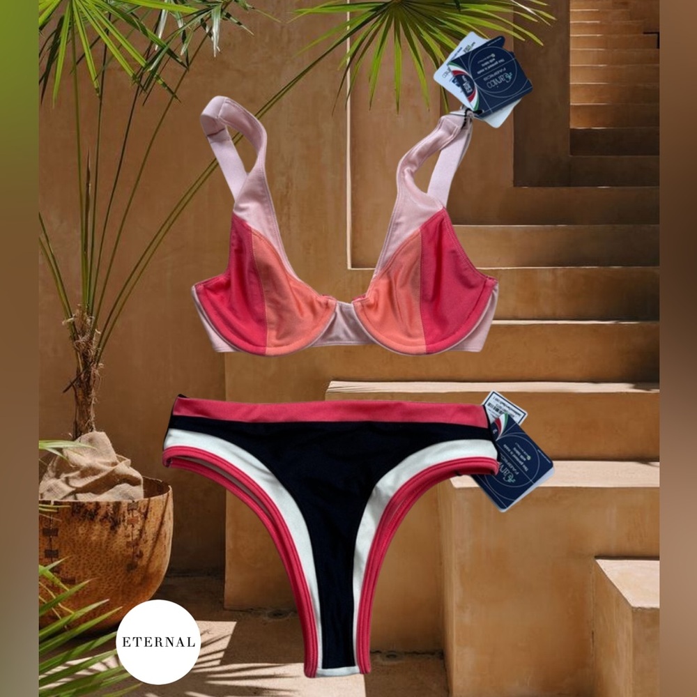 FAE color mix bikini set